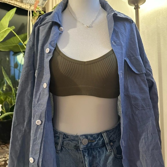 Denim Button Up - Picture 1 of 5